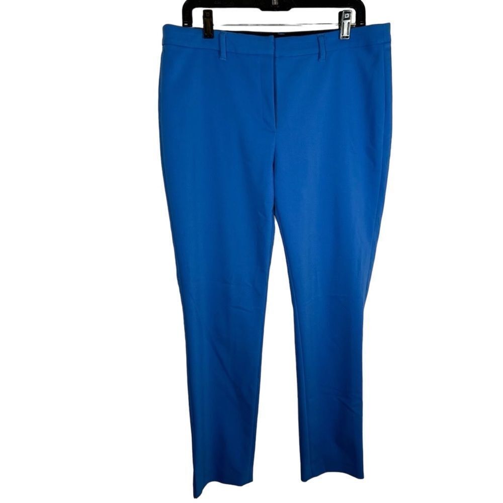 Rafaella classic blue slim ankle dress pants stretchy elastic waist business